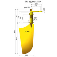 Timone nibral TNI45200-13T P